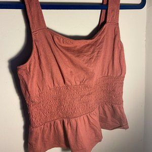 Express Burgundy Tank Top